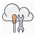 Nube Configuracion Informatica Icono