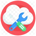 Herramientas En La Nube Mantenimiento De La Nube Configuracion De La Nube Icono