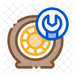 Mantenimiento de ruedas  Icono