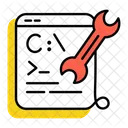 Mantenimiento Del Sitio Web Codigo De Reparacion Codigo De Reparacion Icono