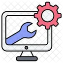 Internet Mantenimiento En Linea Icono