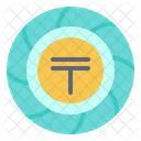 Tenge Cazaquistao Internacional Ícone