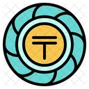 Tenge Cazaquistao Internacional Ícone