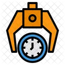 Gerenciamento De Tempo Manter Braco Robotico Ícone