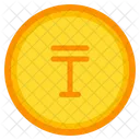 Tenge Moeda Moeda Ícone