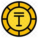 Tenge Moeda Moeda Ícone