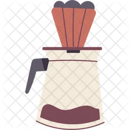Manual Coffee Brewing Pour Over  Icon