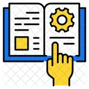 Manual De Configuracion Guia Libro De Configuracion Icono