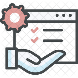 Manual Testing Icon - Download in Colored Outline Style
