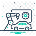 Manufactured Factory Automation Icon