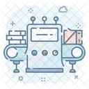 Conveyor Belt Logistic Conveyor Manufacturing Belt Icon