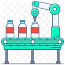 Production Manufacturing Bottle Manufacturing Icon