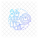 Economic Manufacturing Indicator Icon