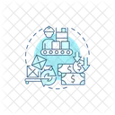 Overproduction Business Production Icon