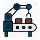 Manufacturing Robot Production 아이콘