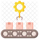 Manufacturing Robot Automation 아이콘