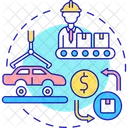 Manufacturing model  Icon
