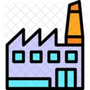 Manufacturing Plant Production Facility Factory Icon