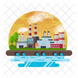 Manufacturing Plant  Icon