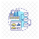 Manufacturing sops  Icon
