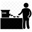 Processing Site Manufacturing Unit Factory Worker Icon