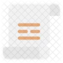 Paper Parchment Document Icon