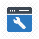 Pagina Da Web Configuracao Desenvolvimento Ícone