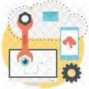 Aplicativo Configuracoes Nuvem Ícone