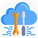 Manutenzione Servizio Cloud Sviluppo Icon