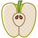 Apple Frutas Ajuste Icon