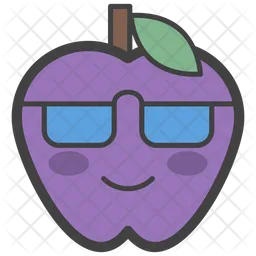 Manzana Emoji Icono