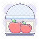 Apple Frutas Saludable Icono