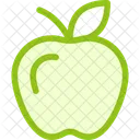 Bienestar Manzana Fruta Icono