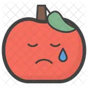 Manzana llorando  Icono