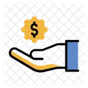 Mao Cuidado Dolar Ícone