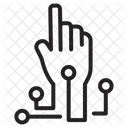 Mão de Inteligência Artificial  Ícone