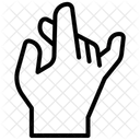 Mao Celestial Lua Ícone