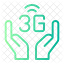 3 G Maos Mao Ícone