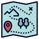 Map Treasure Adventure Icon
