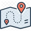 Map Road Place Icon