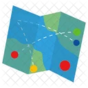 Map Direction Holiday Icon