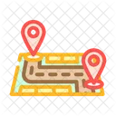 Map Pointer Delivery Icon