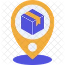 Logistic Delivery Map Icon