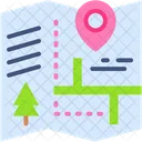 Map Location Route Icon