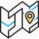Map Delineation Route Icon