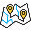 Map Delineation Route Icon