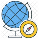 Map Geography Compass Icon