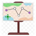 Stand Navigation Map Icon
