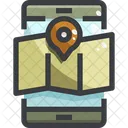 Map Mobile Map Location Icon
