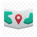 Map Summer Sunny Day Icon